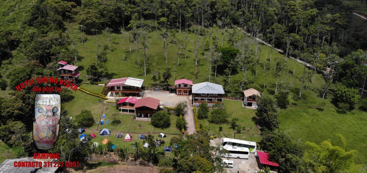 Hospedaje Y Camping Buena Vista San Agustín Buitenkant foto